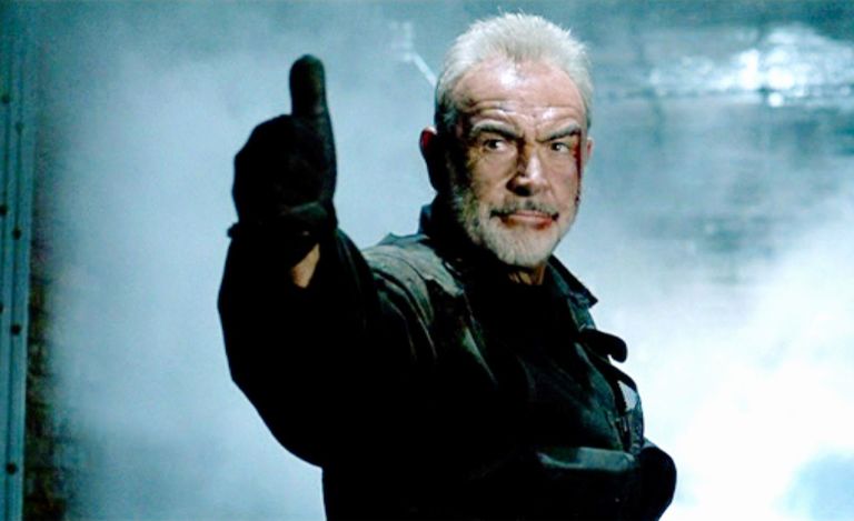 sean connery the rock thumbs up