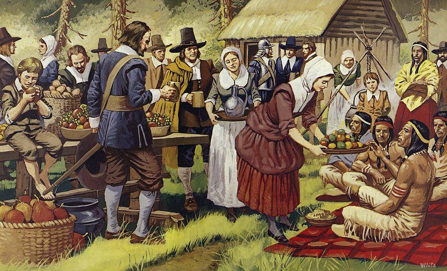 plymouth pilgrims wampanoag tribe thanksgiving